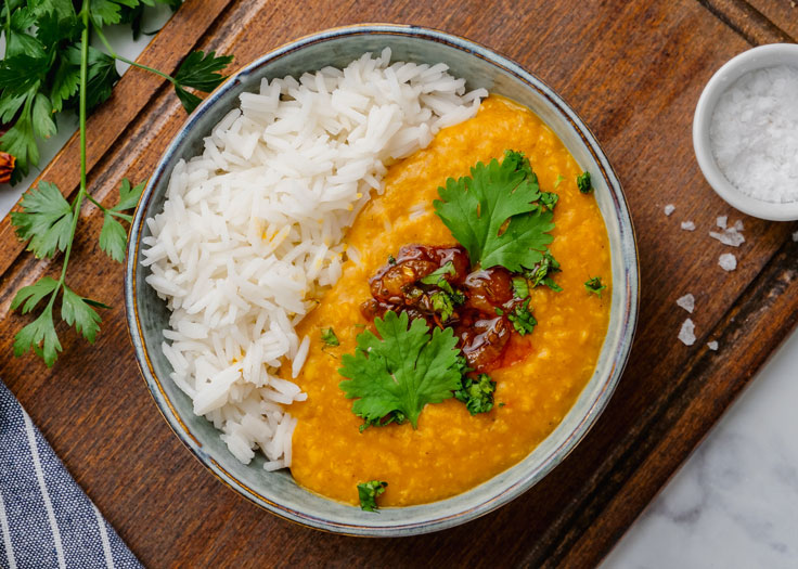 Dal Tadka & Rice